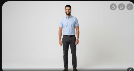 Chemise Oxford Premium AYLAL homme bleu clair popeline coton, Made in Morocco
