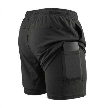 Short 2-en-1 Running Poche Téléphone AYLAL – Made in Morocco