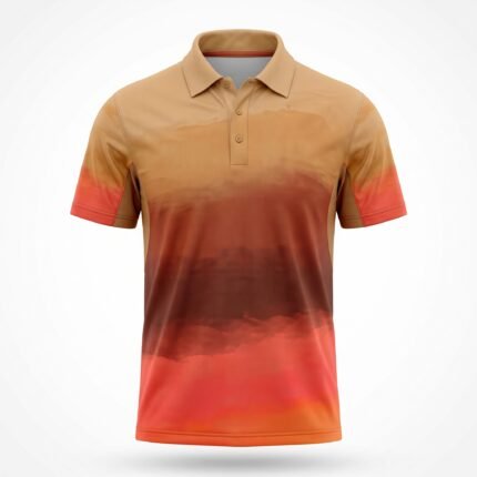 Polo de golf sublimé , poly-piqué, Made in Morocco