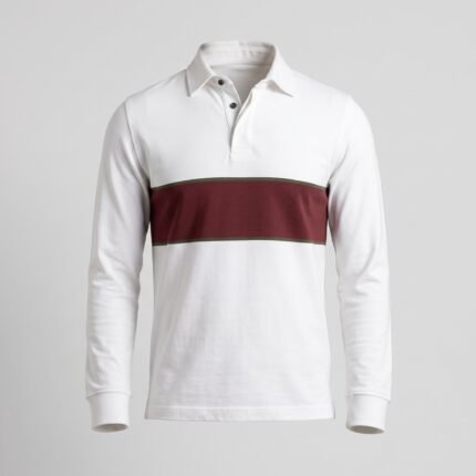 Polo Manches Longues – Interlock de coton